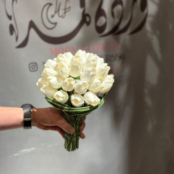مسكة ورد صناعي توليب