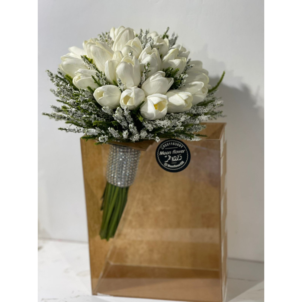 مسكة ورد صناعي 