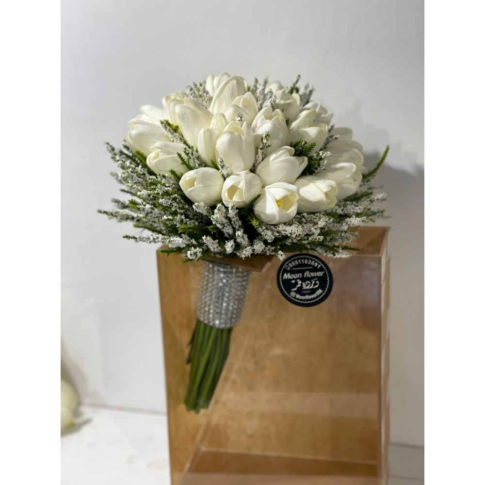 مسكة ورد صناعي 