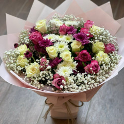 باقة ورد مكس