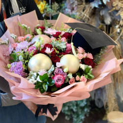 باقة ورد تخرج