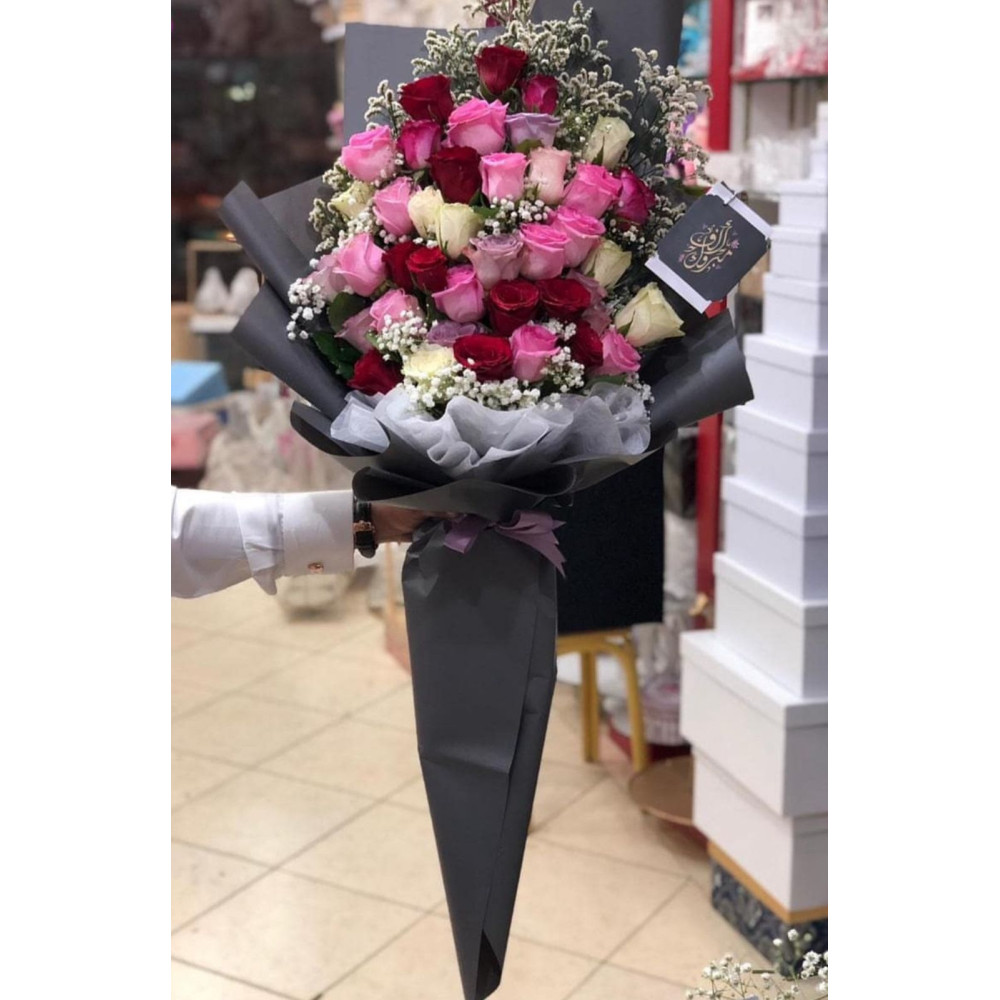 باقة ورد كبيرة مكس 