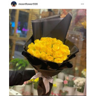 باقة ورد اصفر 