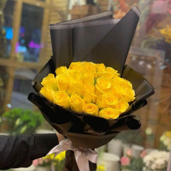 باقة ورد اصفر 