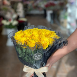 باقة ورد اصفر1