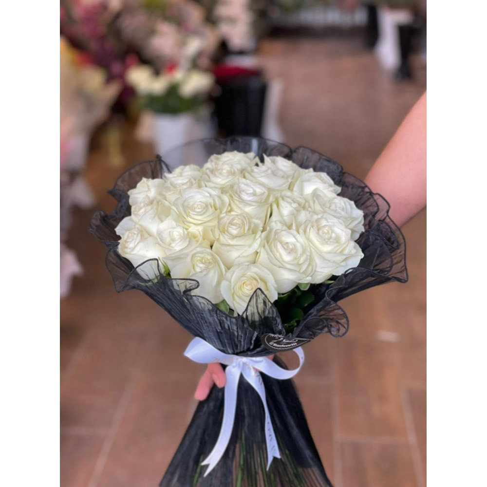باقة ورد ابيض1